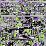 Custom Gray White Purple Green-Black Parkour Streetwear Graffiti Performance T-Shirt