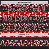 Custom Black Red-White Christmas Tree Fair Isle Reindeer Pullover Sweatshirt Hoodie
