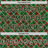 Custom Green Red-White Christmas Plaid Checkered Pattern Pullover Sweatshirt Hoodie