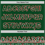 Custom Green White Red-Black Christmas Tree Fair Isle Reindeer Pullover Sweatshirt Hoodie