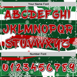 Custom Green Red White-Black Ugly Christmas Sweater Reindeer Pullover Sweatshirt Hoodie