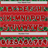 Custom Red Green Black-White Christmas Plaid Checkered Pattern Pullover Sweatshirt Hoodie