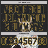 Custom Stitched Black-Old Gold Cat Astronaut Space Galaxy 3D Pattern Pullover Sweatshirt Hoodie