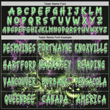 Custom Black Pea Green Purple-White Spooky Halloween Witch Cauldron Pullover Sweatshirt Hoodie