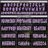 Custom Black Medium Purple-White Spooky Halloween Witch Cauldron Pullover Sweatshirt Hoodie
