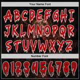 Custom Black Red-White Spooky Halloween Grim Reaper Pullover Sweatshirt Hoodie