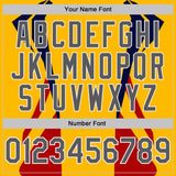 Custom Stitched Yellow Steel Gray Navy Red-White Sportswear Abstract Pullover Sweatshirt Hoodie