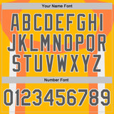Custom Stitched Yellow Steel Gray Orange-White Sportswear Abstract Pullover Sweatshirt Hoodie