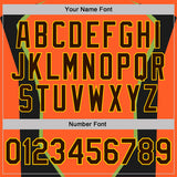 Custom Stitched Orange Brown Black Green-Yellow Sportswear Abstract Pullover Sweatshirt Hoodie