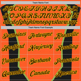 Custom Stitched Orange Brown Black Green-Yellow Sportswear Abstract Pullover Sweatshirt Hoodie