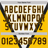 Custom Stitched White Brown Black-Yellow Sportswear Abstract Pullover Sweatshirt Hoodie