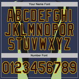Custom Stitched Navy Brown Black Green-Yellow Sportswear Abstract Pullover Sweatshirt Hoodie