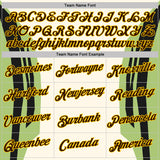 Custom Stitched Cream Brown Black Green-Yellow Sportswear Abstract Pullover Sweatshirt Hoodie