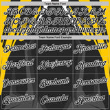 Custom Stitched Black Gray Yellow-White Sportswear Abstract Pullover Sweatshirt Hoodie