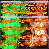 Custom Black Red Green-Yellow Flame Split Fire Authentic Baseball Jersey