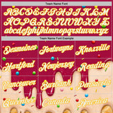Custom Stitched Maroon White-Gold Ice Cream Waffle Foodie Dessert Pullover Sweatshirt Hoodie