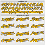 Custom White Gold Gray-Black Diagonal Grunge Brush Stroke Halftone Authentic Baseball Jersey