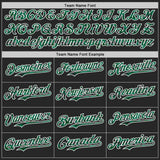 Custom Black Kelly Green-White Digital Camo Two Tone Authentic Baseball Jersey