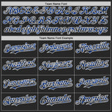 Custom Black Royal-White Digital Camo Two Tone Authentic Baseball Jersey