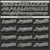 Custom Black Olive White-Steel Gray Digital Camo Two Tone Authentic Baseball Jersey