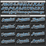 Custom Black Blue White-Steel Gray Digital Camo Two Tone Authentic Baseball Jersey