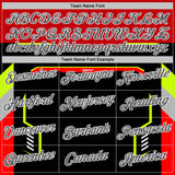 Custom Stitched Black Steel Gray Red Neon Green-White Car Racing Motorsport Pullover Sweatshirt Hoodie