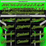 Custom Stitched Black-Neon Green Car Racing Motorsport Pullover Sweatshirt Hoodie
