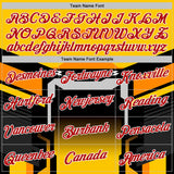 Custom Stitched Yellow Red Black Orange-White Car Racing Motorsport Pullover Sweatshirt Hoodie
