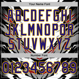 Custom Stitched White Dark Purple Black Gray Red-Gold Car Racing Geometric Motorsport Pullover Sweatshirt Hoodie