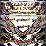 Custom Stitched White Dark Purple Black Gray Red-Gold Car Racing Geometric Motorsport Pullover Sweatshirt Hoodie