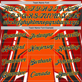 Custom Stitched Orange US Navy Blue Black-Gold Car Racing Motorsport Pullover Sweatshirt Hoodie
