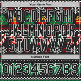 Custom Black-White Christmas Ugly Sweater Pullover Sweatshirt Hoodie