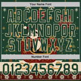 Custom Green-Cream Christmas Penguin Pullover Sweatshirt Hoodie
