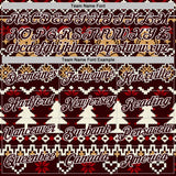 Custom Brown-White Christmas Gingerbread Pullover Sweatshirt Hoodie