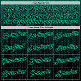 Custom Black-Green Science Geek Computer Code Pullover Sweatshirt Hoodie