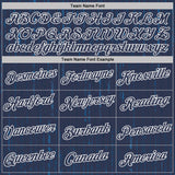 Custom Navy-White Science Geek Computer Code Pullover Sweatshirt Hoodie