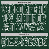 Custom Green-White Science Geek Math Formula Pullover Sweatshirt Hoodie