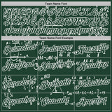 Custom Green-White Science Geek Math Formula Pullover Sweatshirt Hoodie