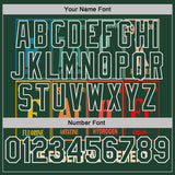 Custom Green-White Science Geek Periodic Table Pullover Sweatshirt Hoodie