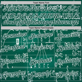 Custom Green-White Science Geek Math Formula Pullover Sweatshirt Hoodie