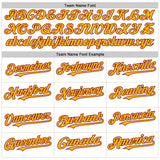 Custom White Crimson-Gold Line Authentic Baseball Jersey