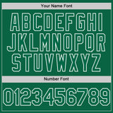 Custom Kelly Green White Line Authentic Baseball Jersey