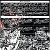 Custom Black White 3D Pattern Design Religion Jesus Christ Authentic Baseball Jersey