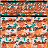 Custom Light Pink Bay Orange-Black 3D Pattern Design Abstract Doodle Performance T-Shirt