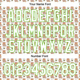 Custom White Aurora Green 3D Pattern Design Animal Dog Authentic Baseball Jersey