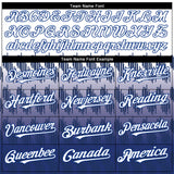 Custom White Royal 3D Pattern Design Lines Authentic Baseball Jersey