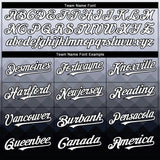 Custom Gray White-Black 3D Pattern Design Gradient Square Shape Authentic Baseball Jersey