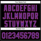 Custom Purple Pink 3D Pattern Design Rave Skull Authentic Baseball Jersey