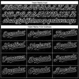 Custom Black White 3D Pattern Design Rave Galaxy Star Authentic Baseball Jersey