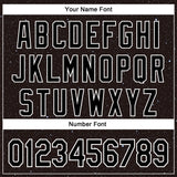 Custom Black White 3D Pattern Design Starry Sky Authentic Baseball Jersey